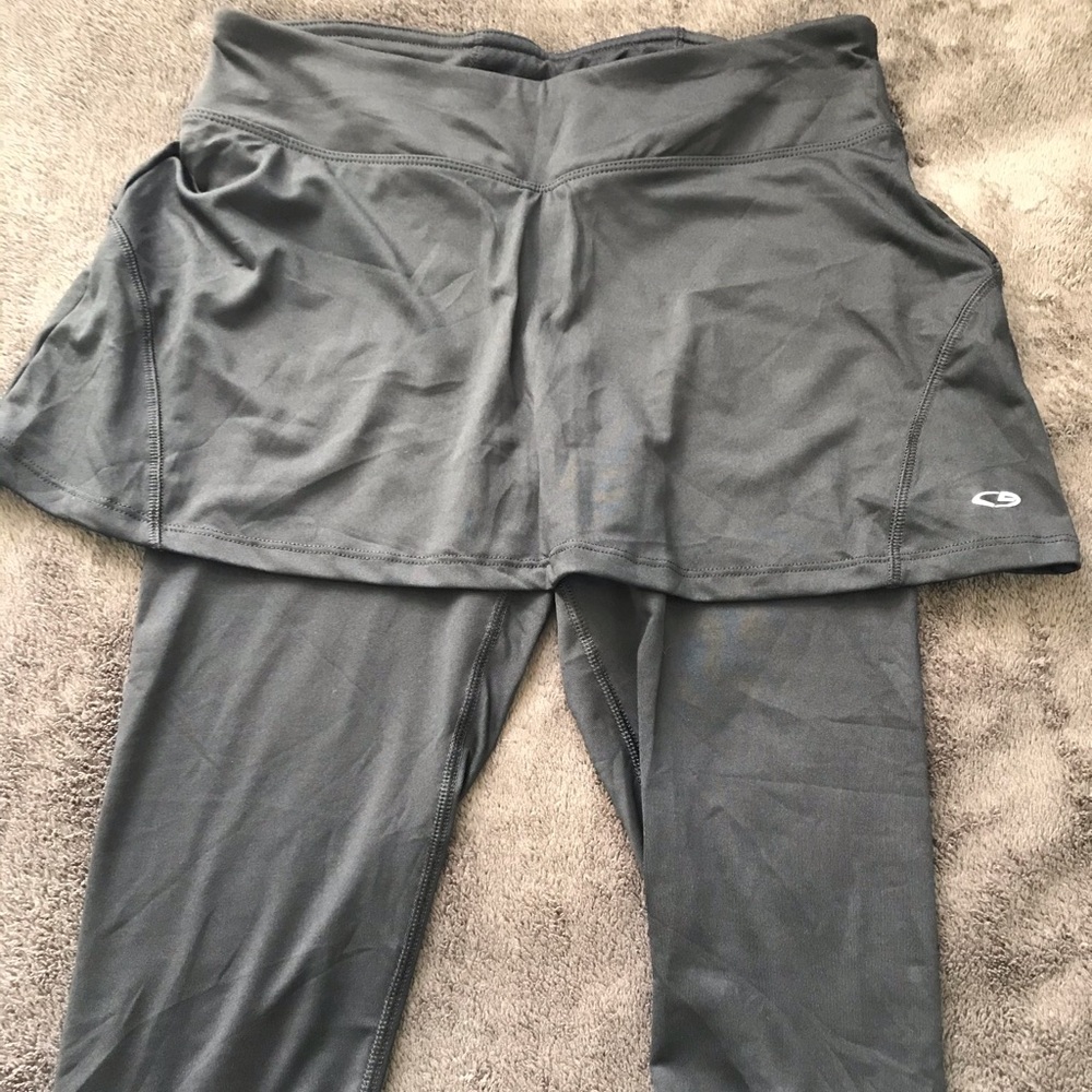 C9 Attached athletic skirt and capri combo